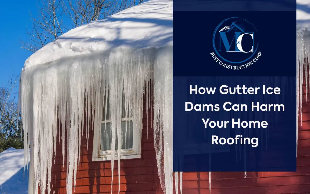 Prevention methods for gutter ice dams on residential roofs