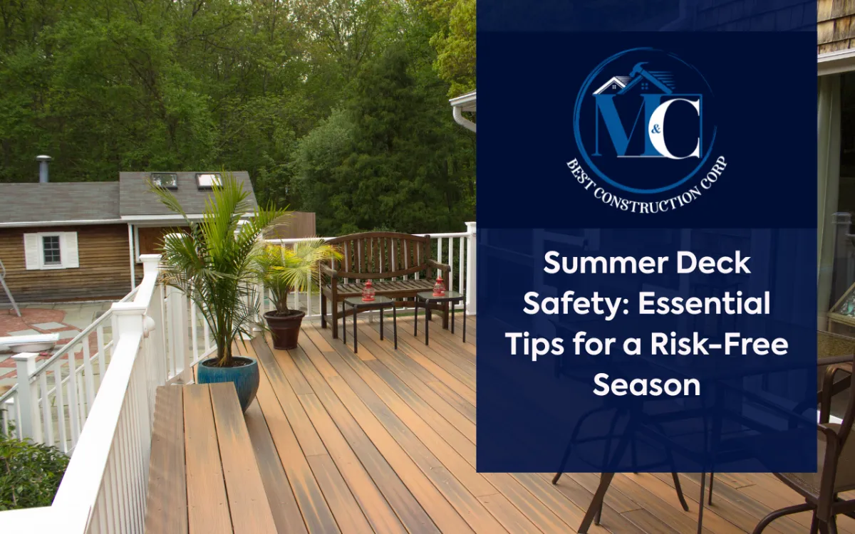 Deck Safety with secure railings and code-compliant balusters