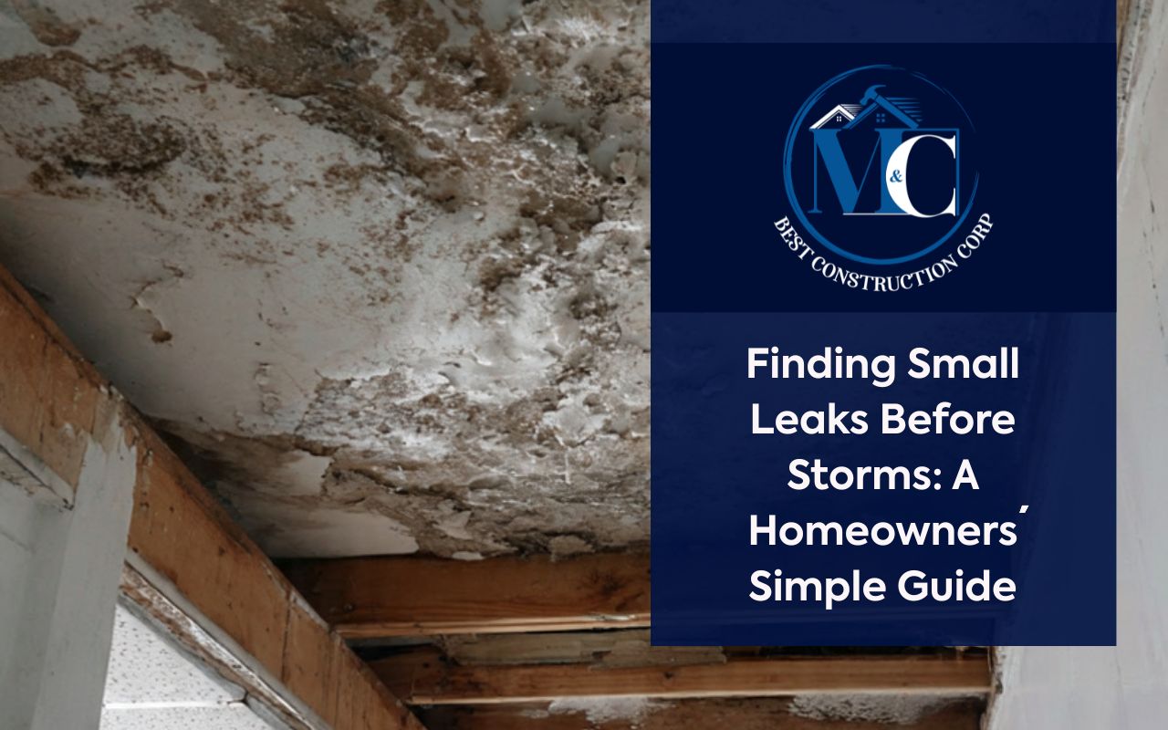 Spotting Small Leaks Before Storms by checking minor ceiling stains after heavy rain