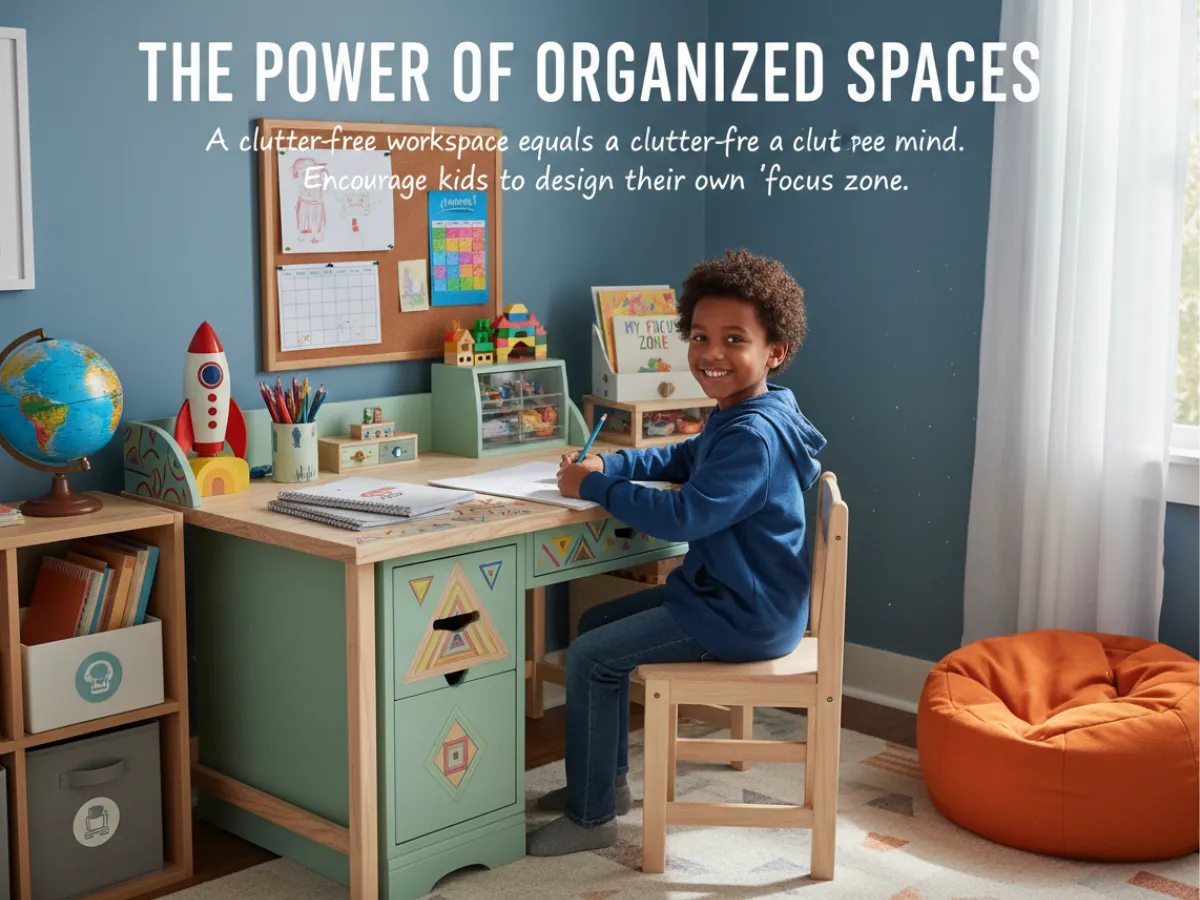 From Clutter to Clarity: How Organized Spaces Shape Focus, Creativity, and Kids’ Minds