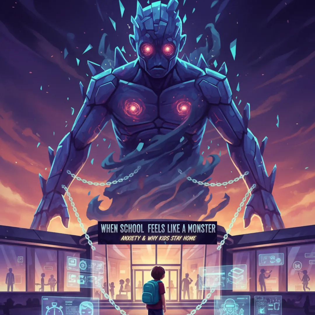 When School Feels Like a Monster Understanding the Hidden Link Between Anxiety and Emotionally Based School Avoidance