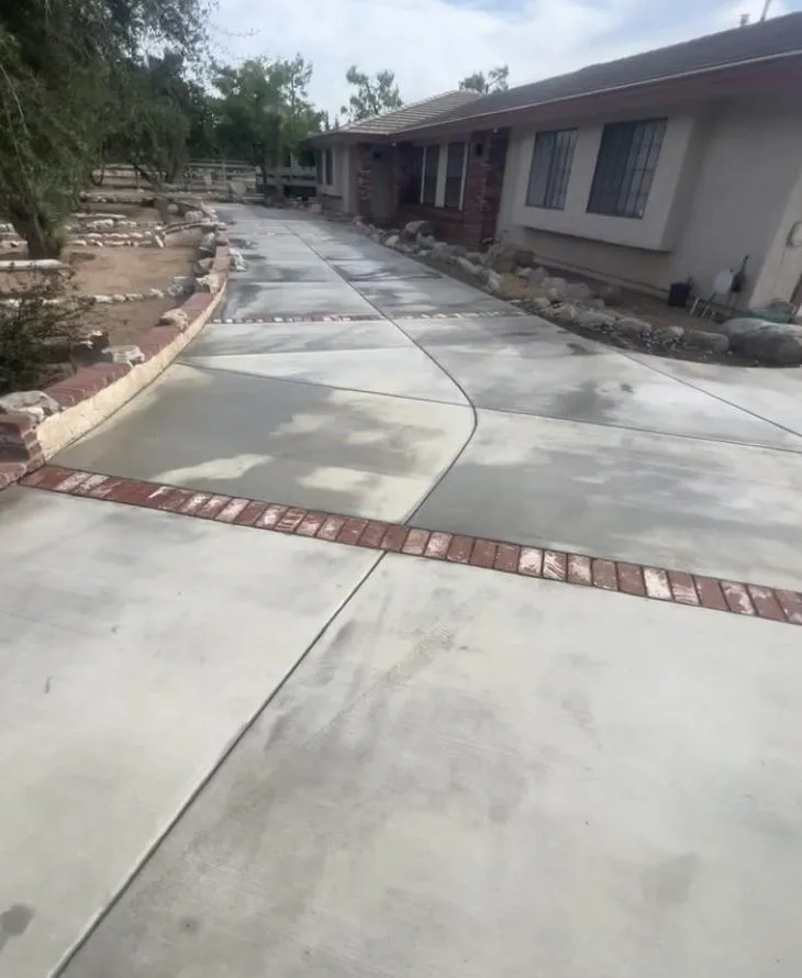 How long after a concrete patio is poured can you walk on it?