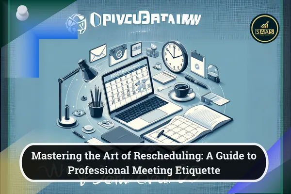 Mastering the Art of Rescheduling: A Guide to Professional Meeting Etiquette