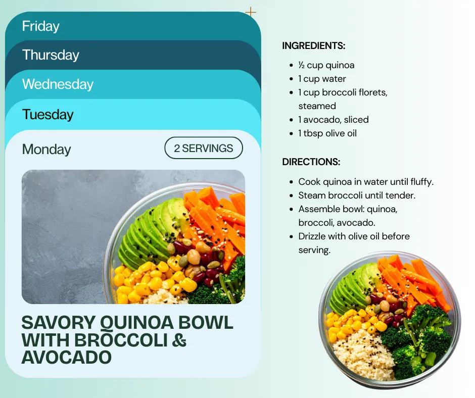 Savory Quinoa Bowl: A Healthy Meal Choice