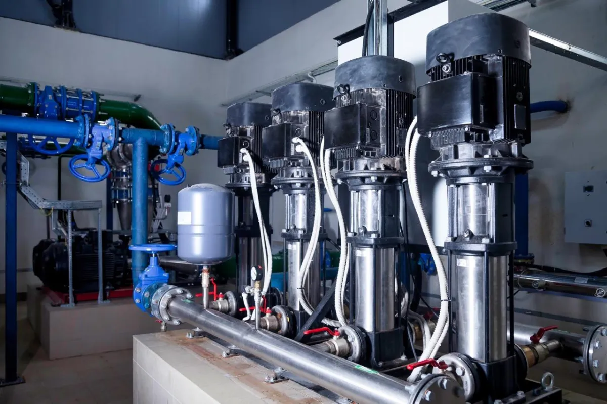HF water purification system equipment