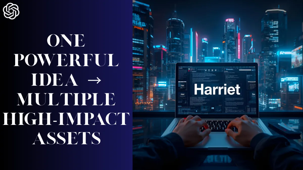 Meet Harriet, The AI Content Multiplier