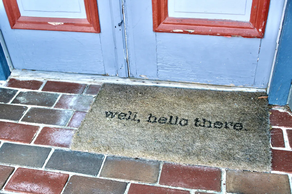 worn out "well, hello there"