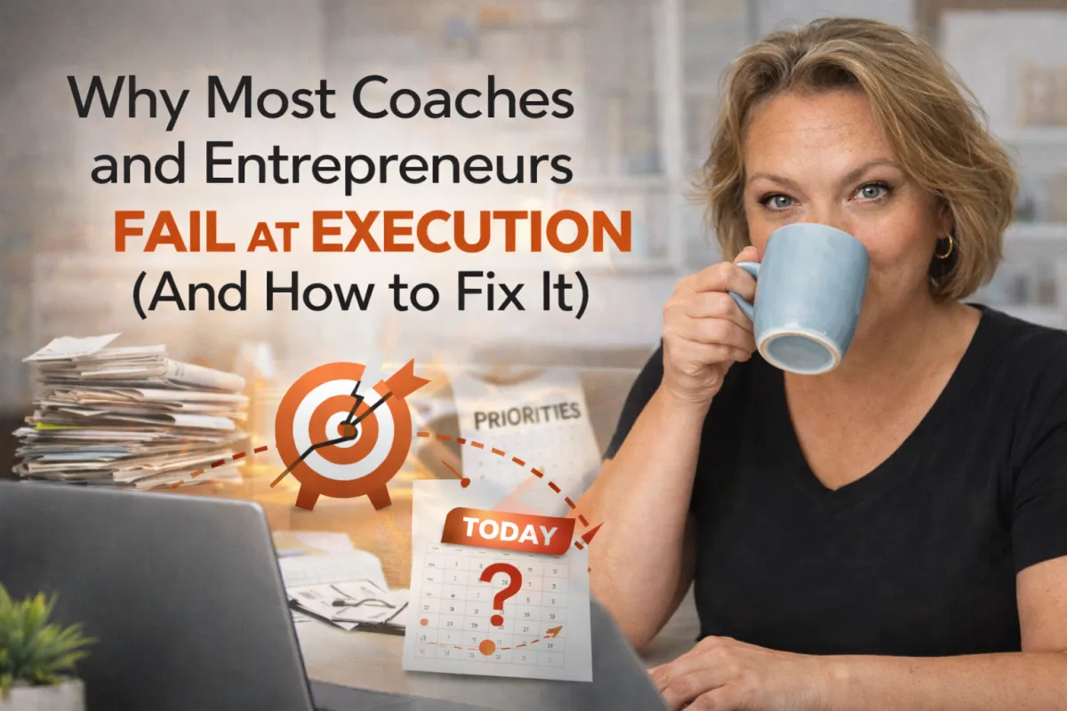 Why Most Coaches and Entrepreneurs Fail at Execution (And How to Fix It)