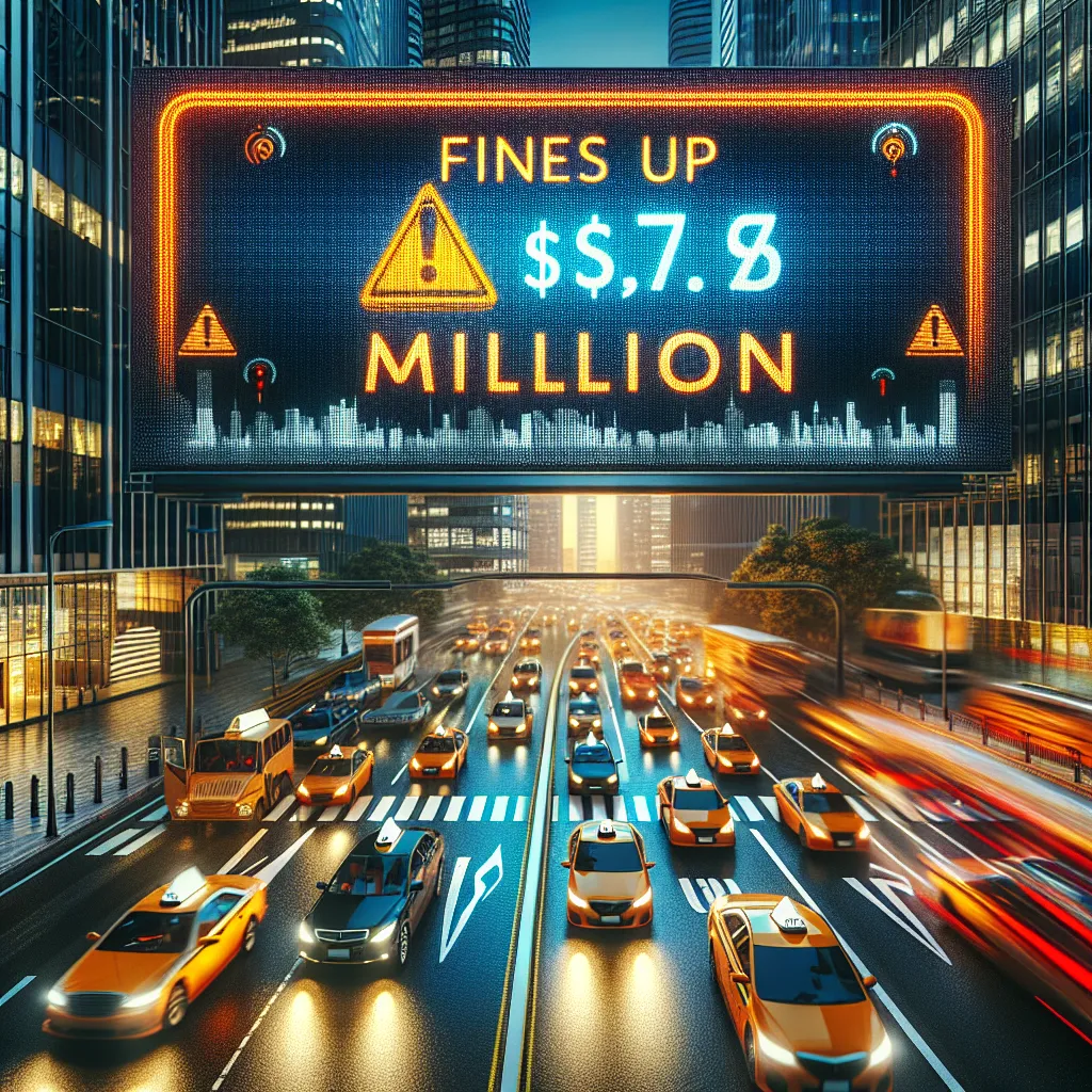 Multas de hasta $4,7 millones por usar plataformas de transporte