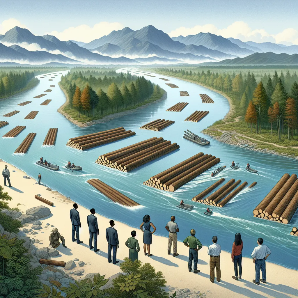 EEUU planea restaurar ríos bombardeando con 6.000 troncos