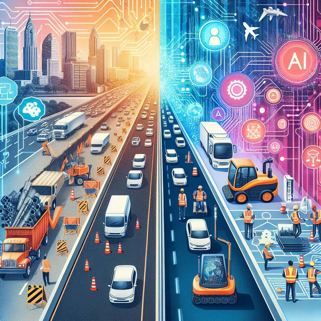 Gasto en autovías de EE.UU. versus inversión de Big Tech en IA