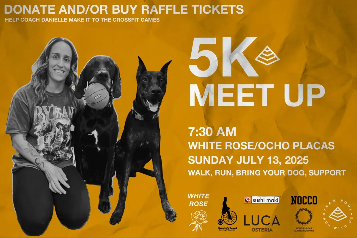 5k Meet Up: Coach Danielle Fundraiser for the CrossFit Games
