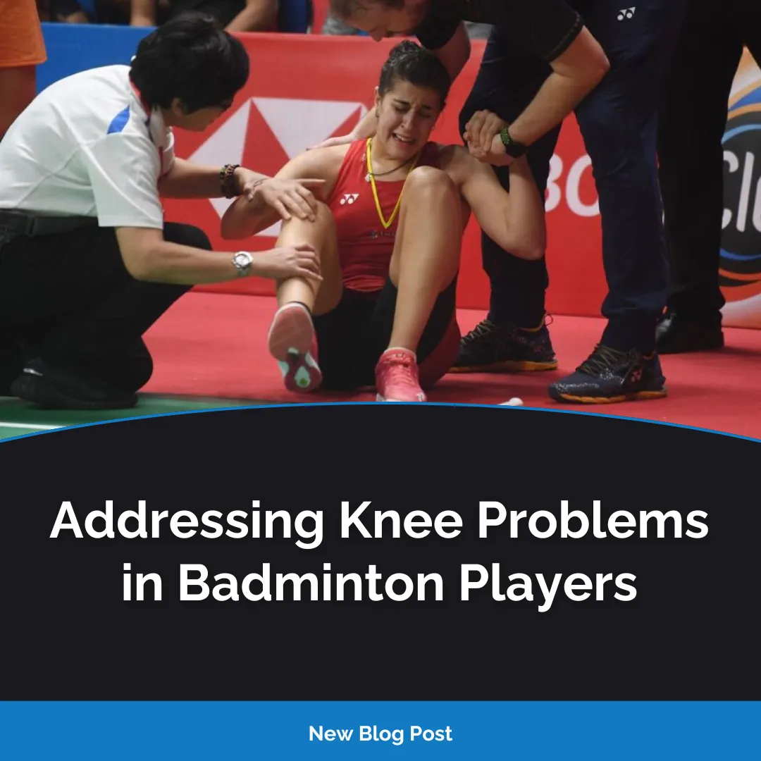 badminton knee pain