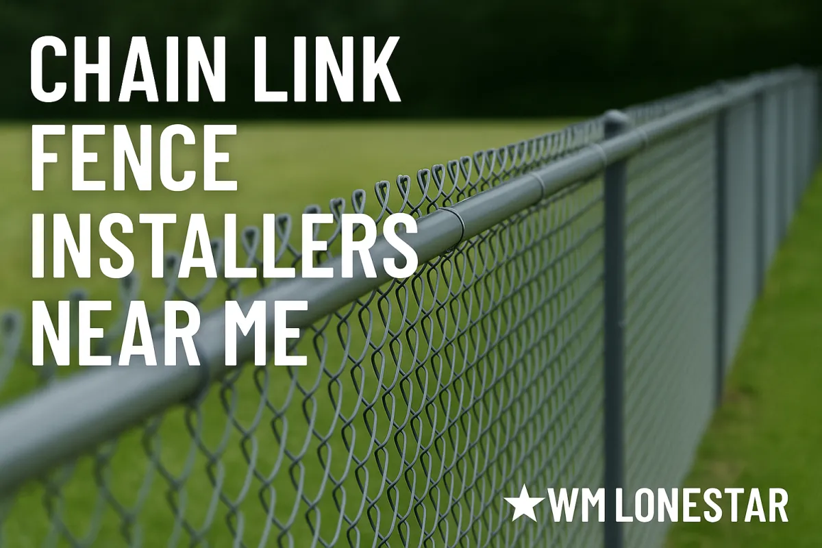 Chain Link Fence Installers Near Me | Secure & Affordable Fencing