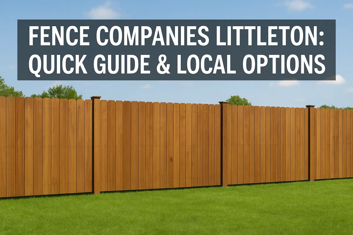 Fence Companies Littleton | Quick Guide & Local Options