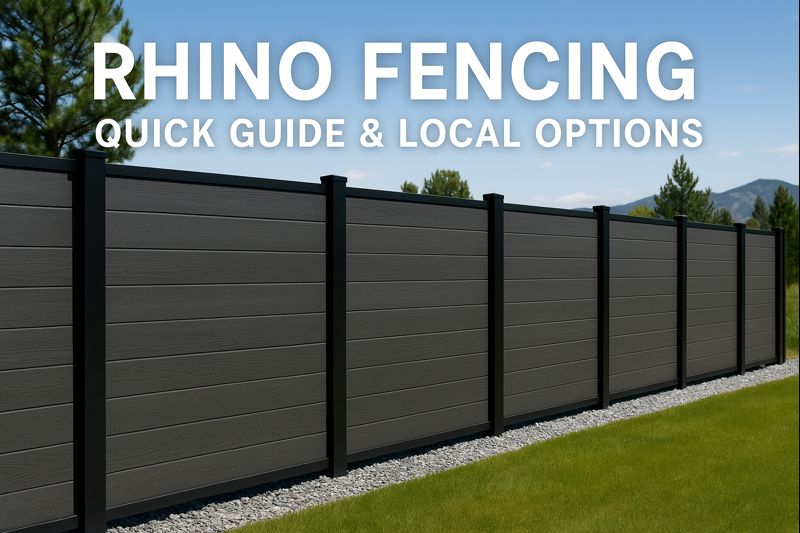 Rhino Fencing | Quick Guide & Local Options