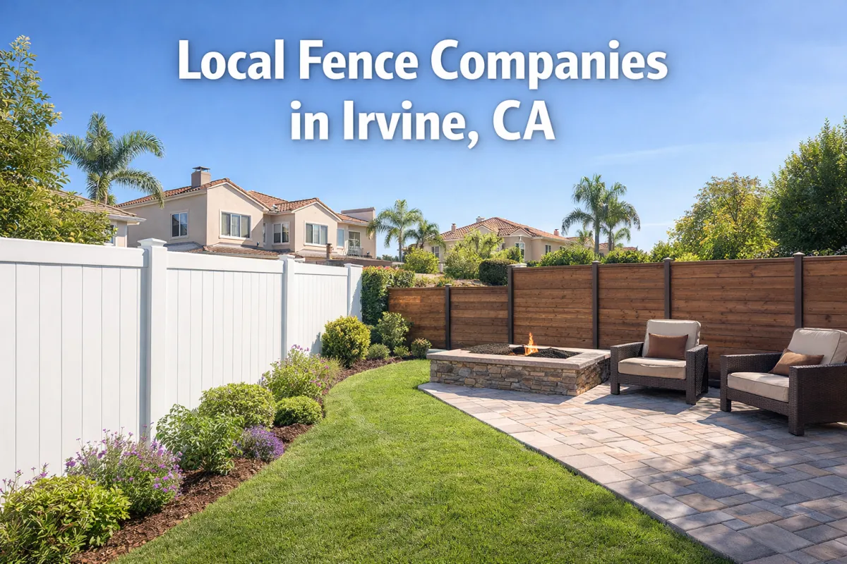 local fence companies irvine ca
