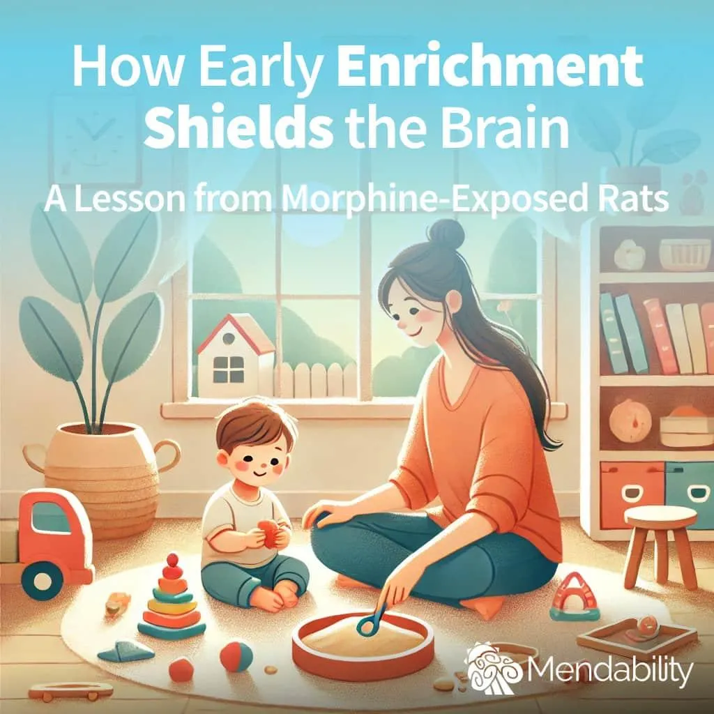 How Early Enrichment Shields the Brain: A Lesson from Morphine-Exposed Rats