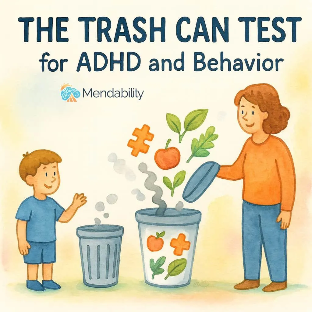 The Trash Can Test for ADHD and Behavior