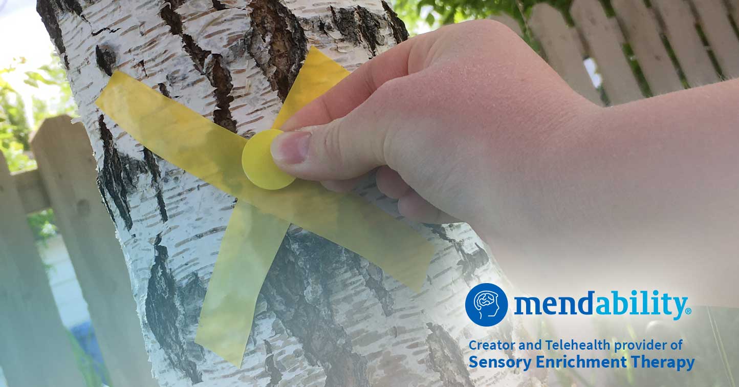 Activities for Autism: Outdoor Sticker Game