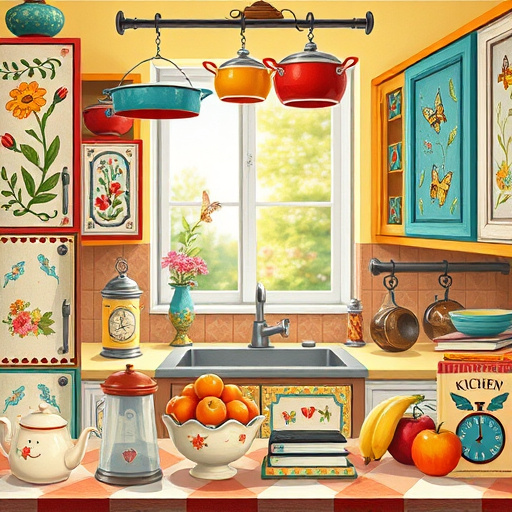 A blog cover image depicting a kitchen remodeling estimate theme, featuring a stylized kitchen scene that combines traditional Byzantine motifs with modern design. The centerpiece showcases an intricate kitchen layout with ornate cabinets and classic mosaic tiles reflecting Byzantine art. Dominated by soft golden hues, the image creates a warm atmosphere emphasizing professionalism and creativity. Whimsical details include floating artisanal utensils and decorative light fixtures inspired by historical Byzantine chandeliers, casting a gentle glow. Playful elements such as a swirling measuring tape and graph-like kitchen layouts emerging from vines add a unique flair. The textured background features a wall reminiscent of ancient frescoes and ornate arches, enhancing the remodeling theme. The overall composition harmonizes intricate details with a cohesive Byzantine art style, creating an inspiring visual narrative for the blog cover.