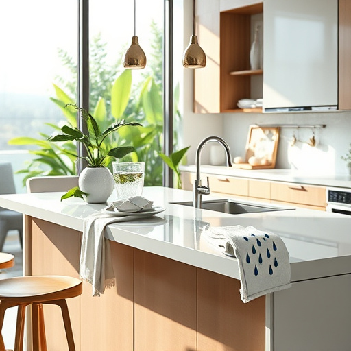 Alt Text: A visually striking blog cover image showcasing stylish kitchen cabinets at 720mm height, featuring a blend of geometric shapes and abstract forms. The composition highlights various cabinet designs, materials, and colors, with sleek lines representing modern cabinetry. Bold color pops add whimsy against a subdued base palette, while textured patterns evoke wood grain and metallic finishes. Oversized cabinet handles mimic whimsical tools, enhancing the playful yet sophisticated mood. Abstract representations of kitchen elements emerge, including surreal floating shelves and vibrant cabinet extensions, set against a calming color palette of rich blues, warm oranges, and soft greens. The overall design reflects geometric abstraction, inviting readers into a creative exploration of innovative kitchen design.
