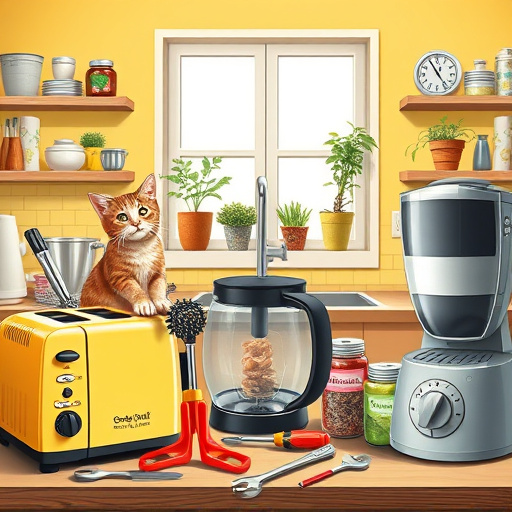 A captivating blog cover image illustrating kitchen remodeling costs with a split-scene design. On the left, an outdated kitchen shows peeling paint, mismatched appliances, and cluttered countertops, conveying frustration and disarray. The right side features a modern, sleek kitchen with stainless steel appliances, polished countertops, and organized storage, radiating warmth and appeal. Scattered colorful materials like tile samples, wood pieces, paint swatches, measuring tapes, and design sketches symbolize the creative planning phase of remodeling. A whimsical fruit bowl filled with oversized, cartoonish vegetables wearing construction hats adds a playful twist. The background includes a warm interior garden view through a large window, inviting natural light and a refreshing atmosphere. The artwork employs a ConceptualArt style with a color palette of soft earth tones, rich greens, and vibrant accents, creating visual harmony that attracts readers considering a kitchen makeover.