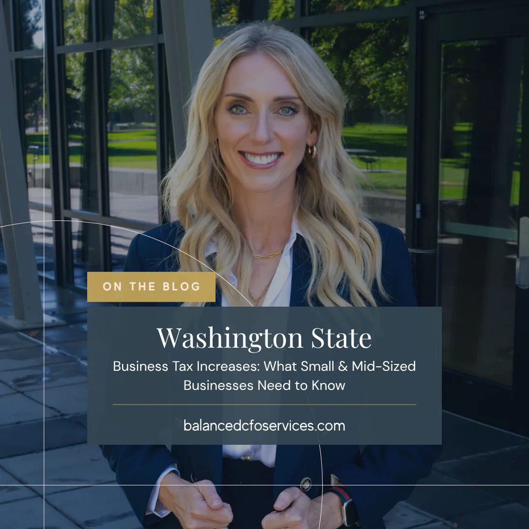 Valerie Lewis writes about the new Washington State tax increases for small businesses