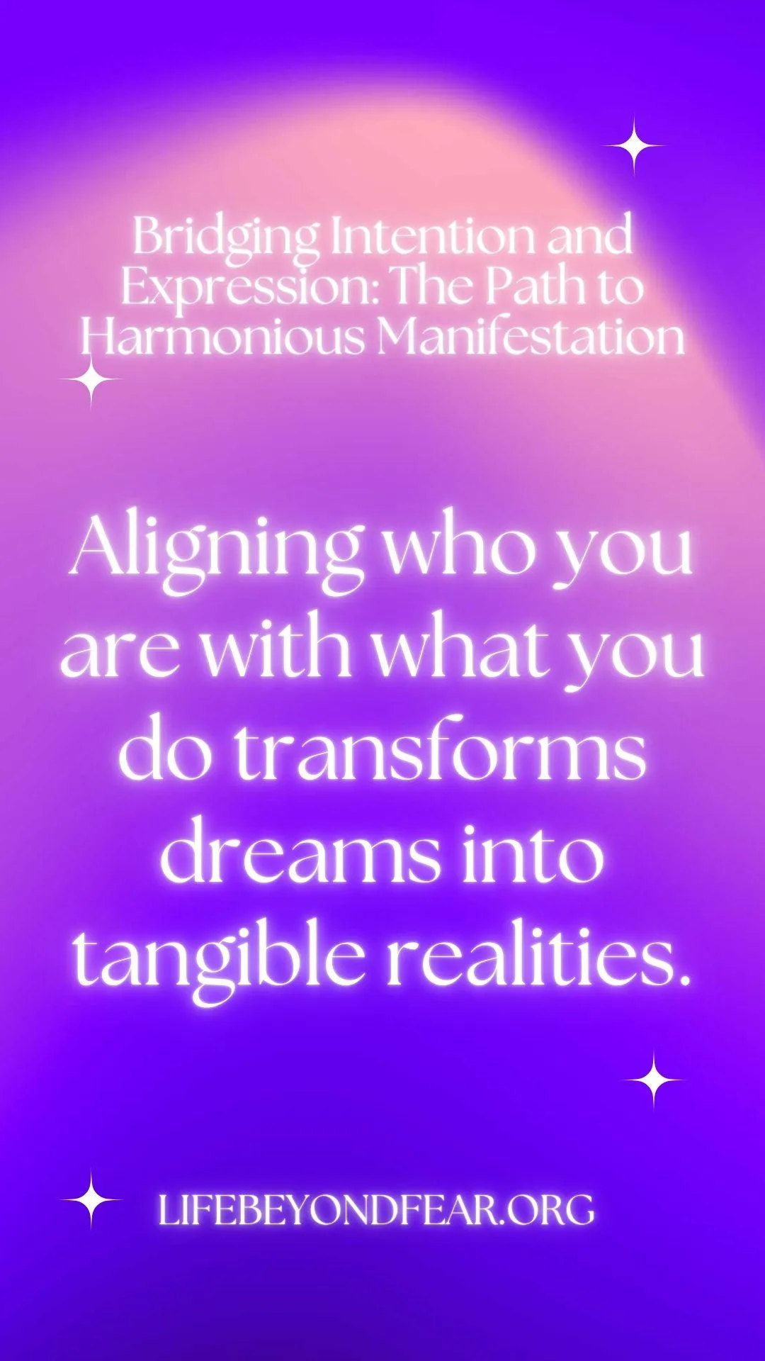 Bridging Intention and Expression