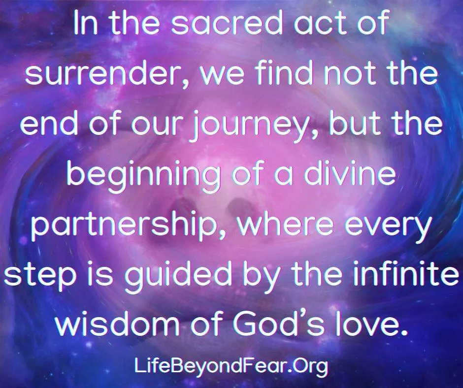 Surrendering to God
