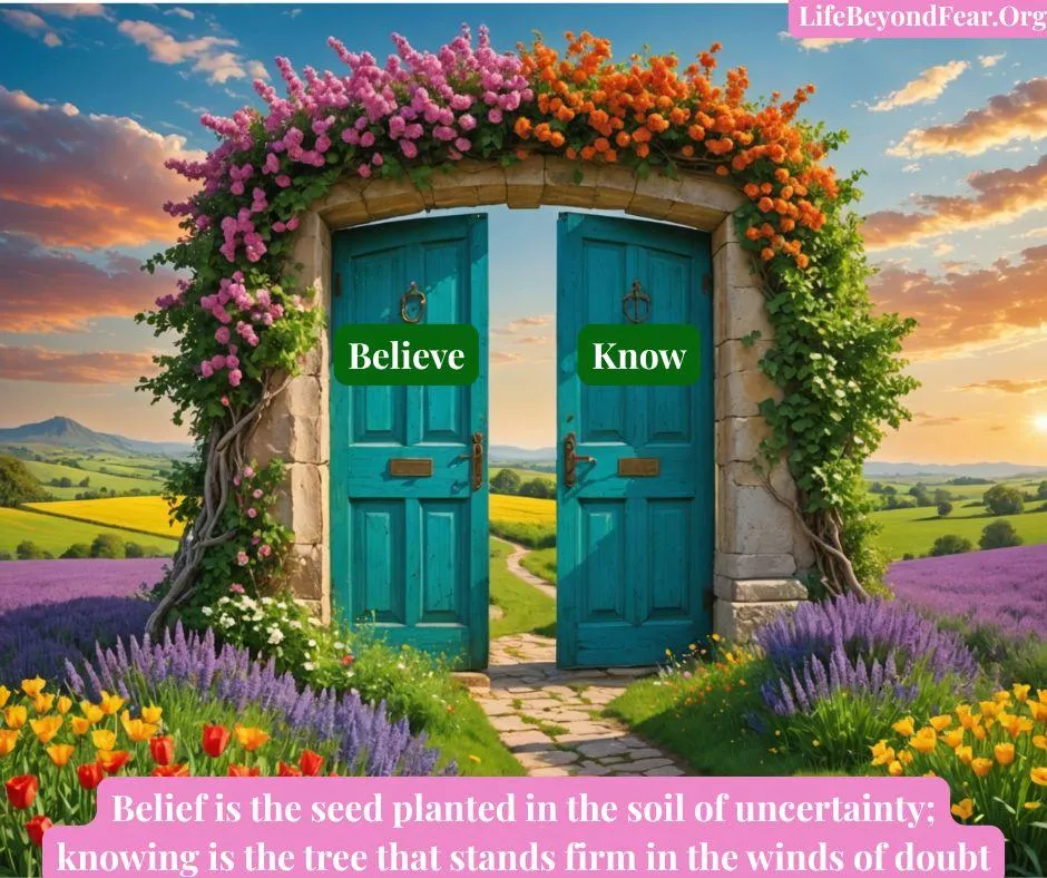 Believing vs. Knowing: The Subtle Yet Profound Difference in Manifesting Desires