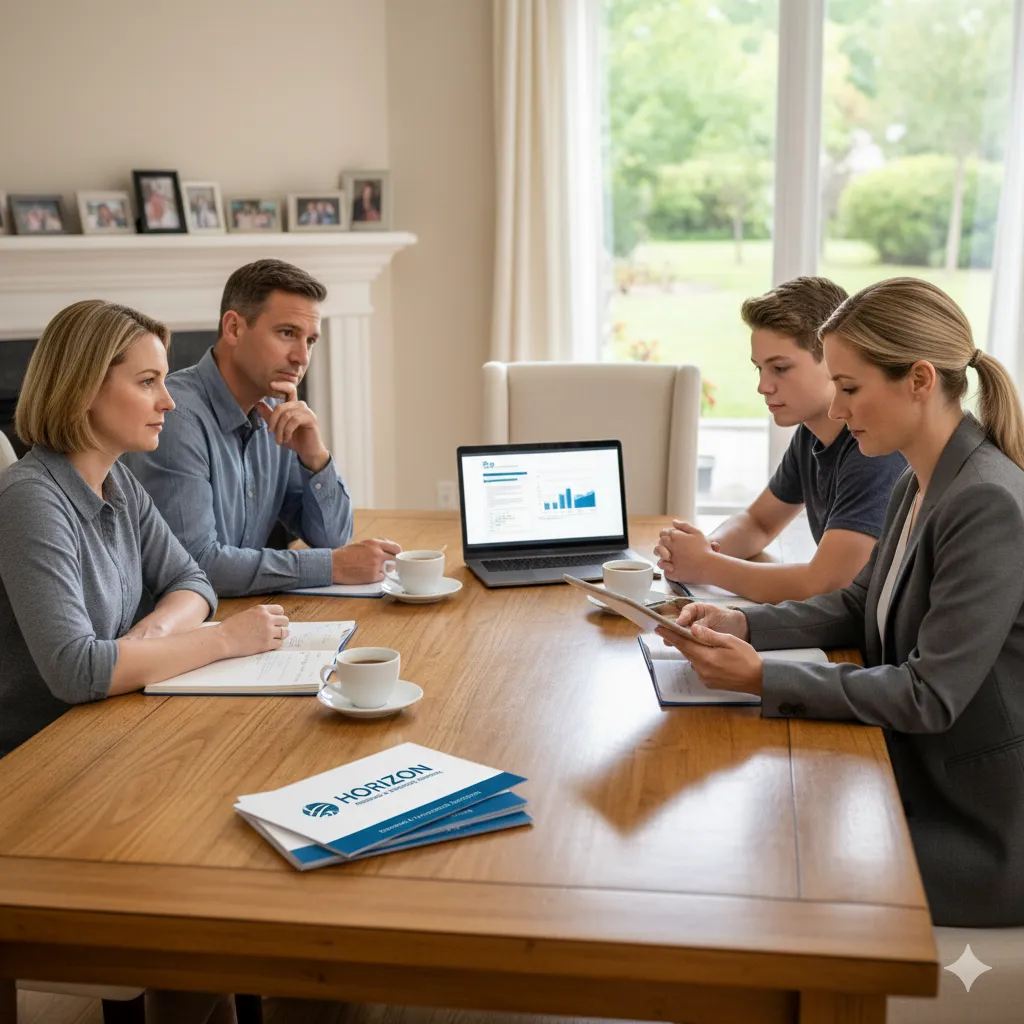 family meeting with advisor