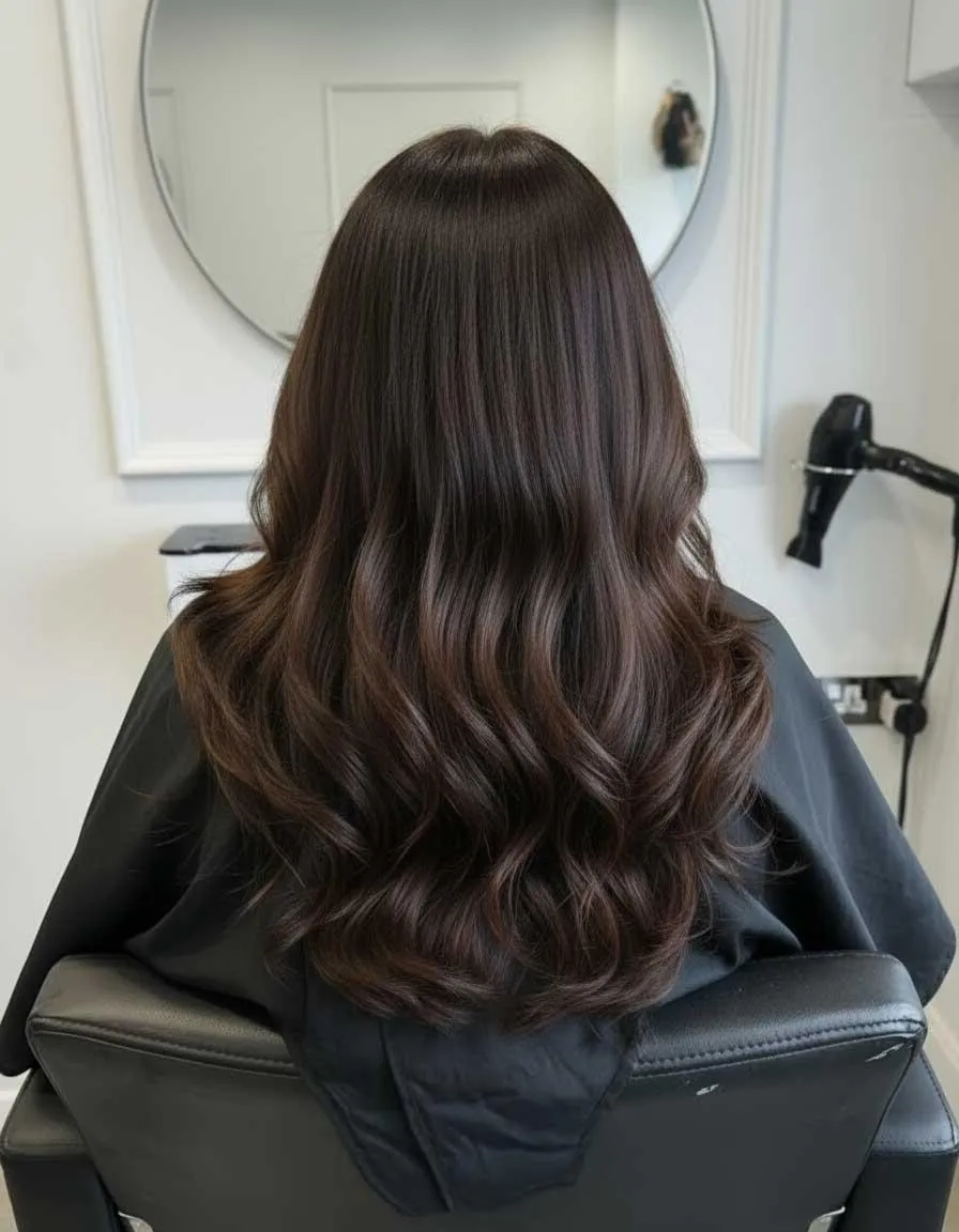 Rich, Radiant Brunette Waves