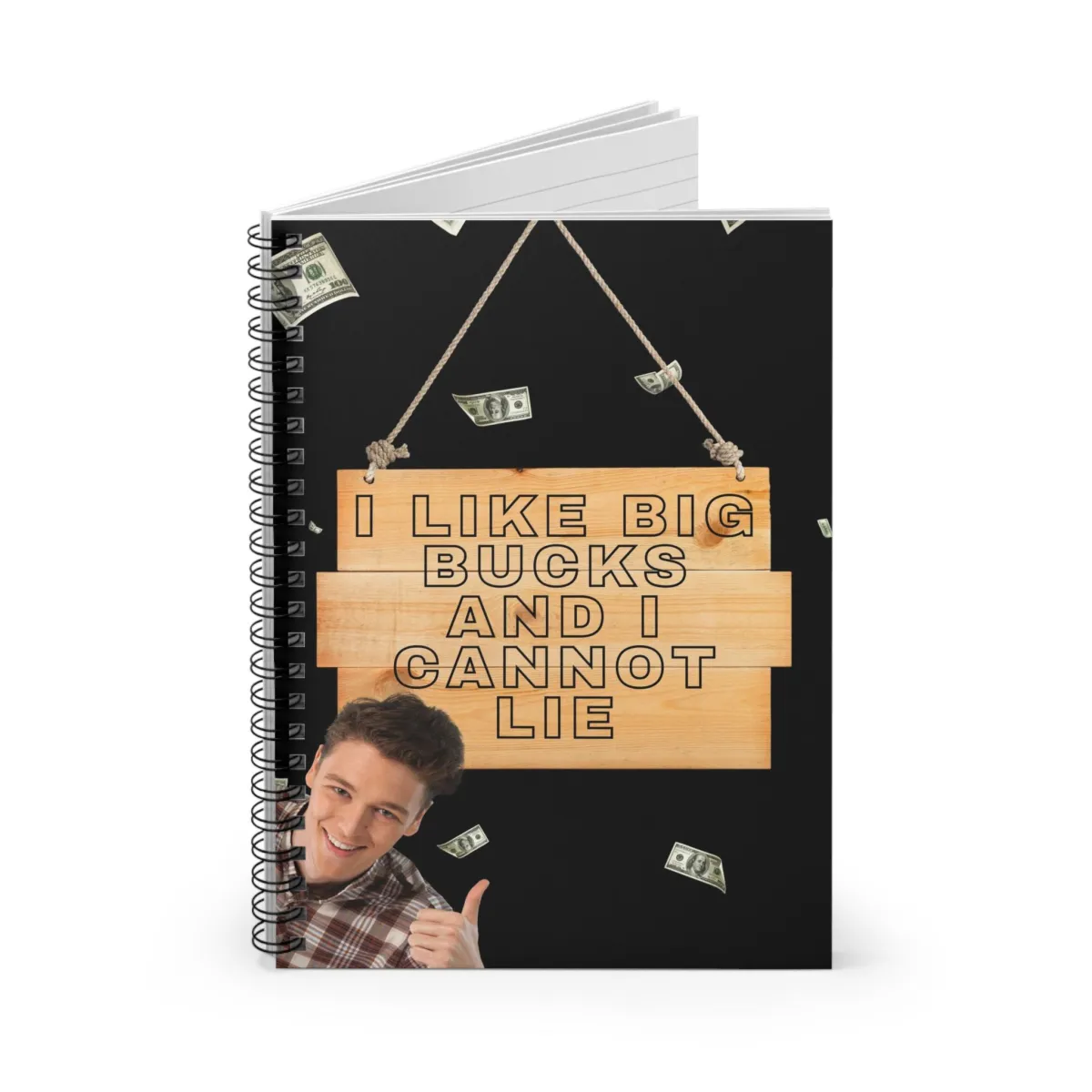 All Source Agency, Humorous Spiral Notebook