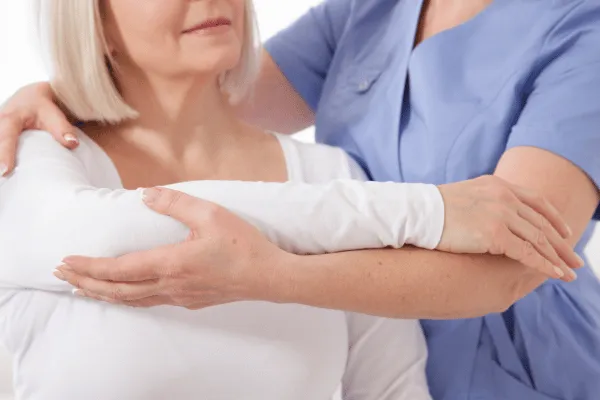 woman with arthritis