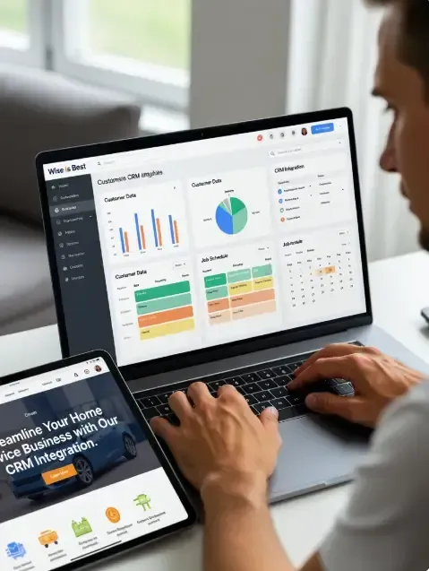 CRM integration for home services