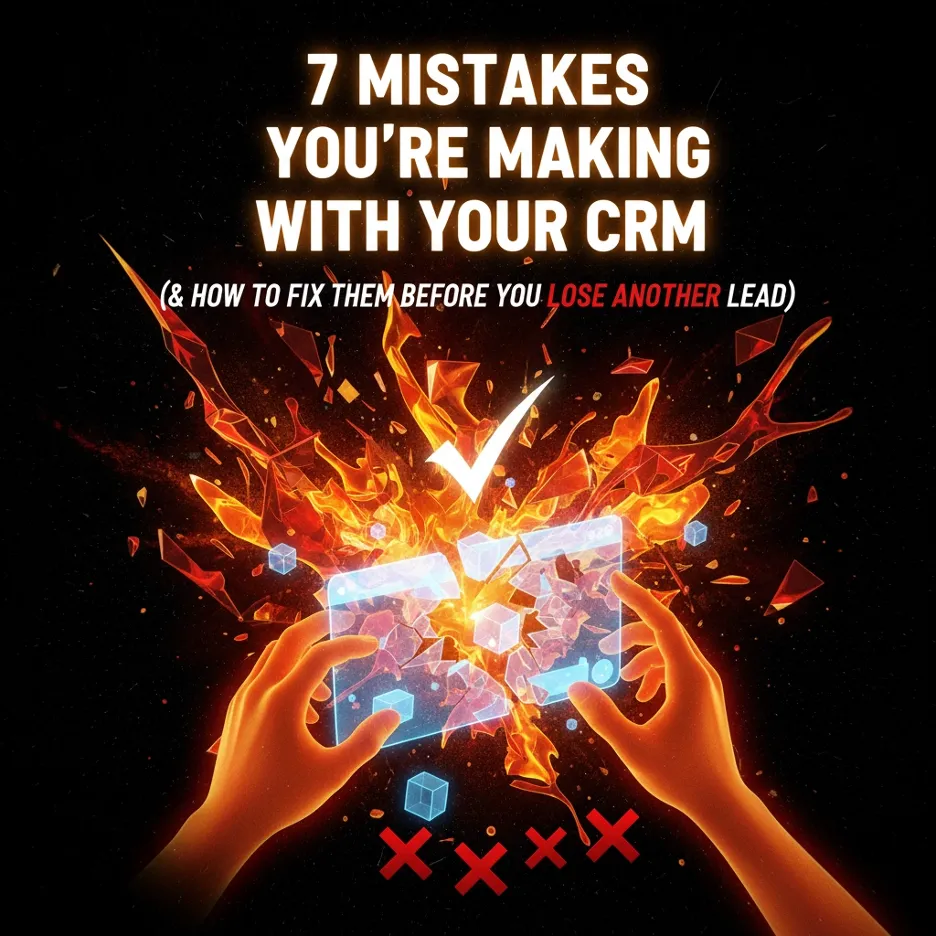 7 Mistakes You're Making with Your CRM (and How to Fix Them Before You Lose Another Lead)