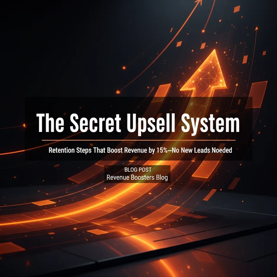 The Secret Upsell System: Retention Steps That Boost Revenue by 15%, No New Leads Needed