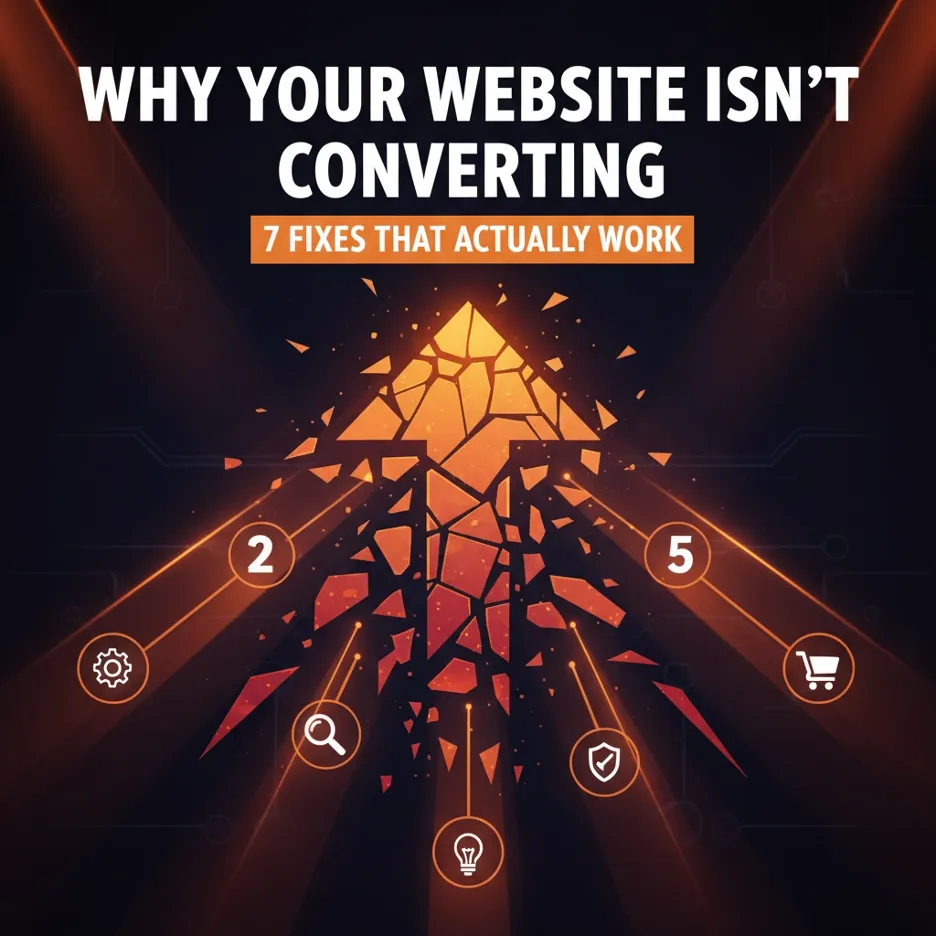 Why Your Website Isn't Converting, 7 Fixes That Actually Work