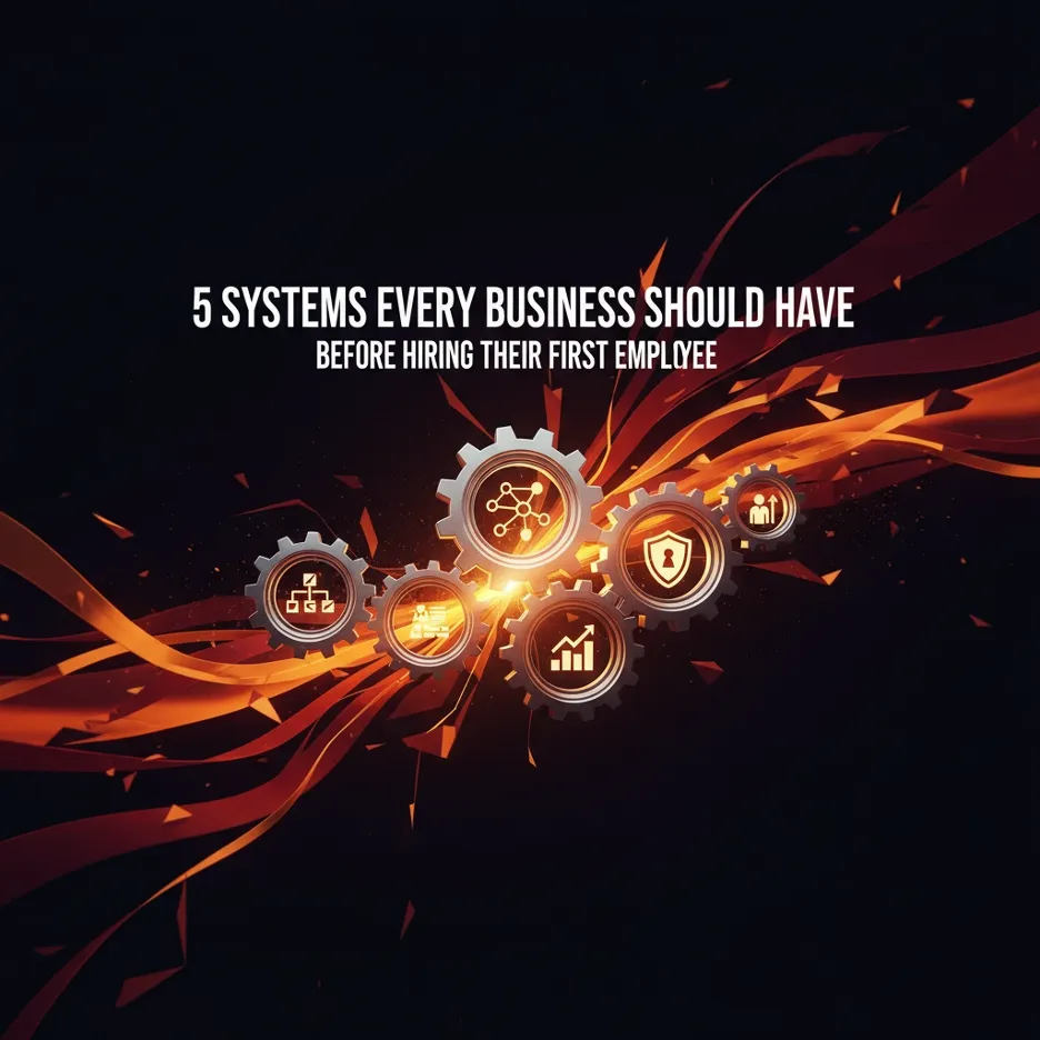 5 Systems Every Business Should Have Before Hiring Their First Employee