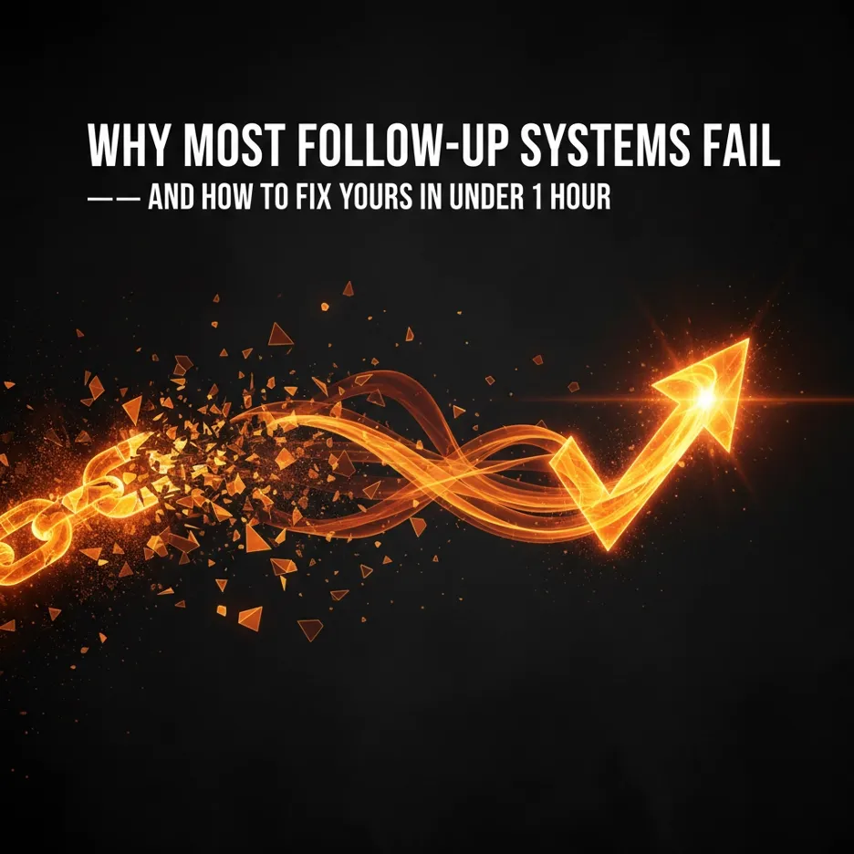 Why Most Follow-Up Systems Fail, And How to Fix Yours in Under 1 Hour