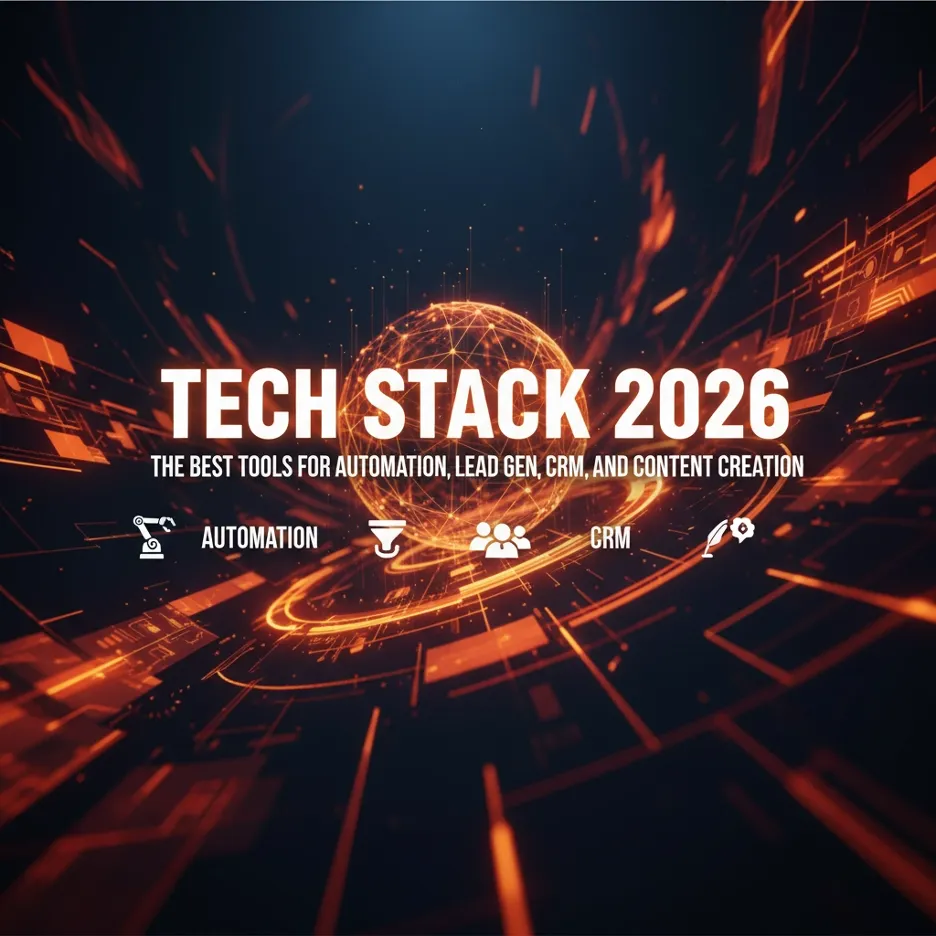 Tech Stack 2026: The Best Tools for Automation, Lead Gen, CRM, and Content Creation