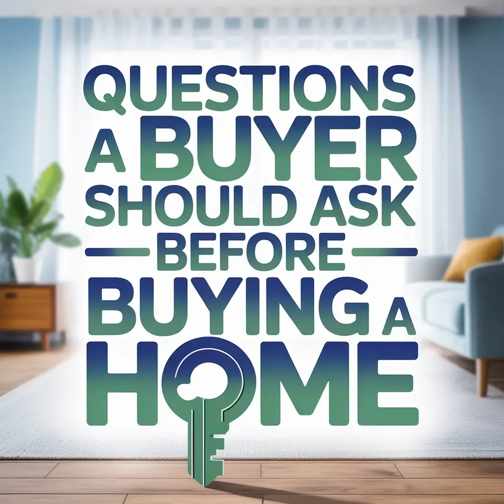 Questions A Buyer Should Ask Before Buying A Home?
