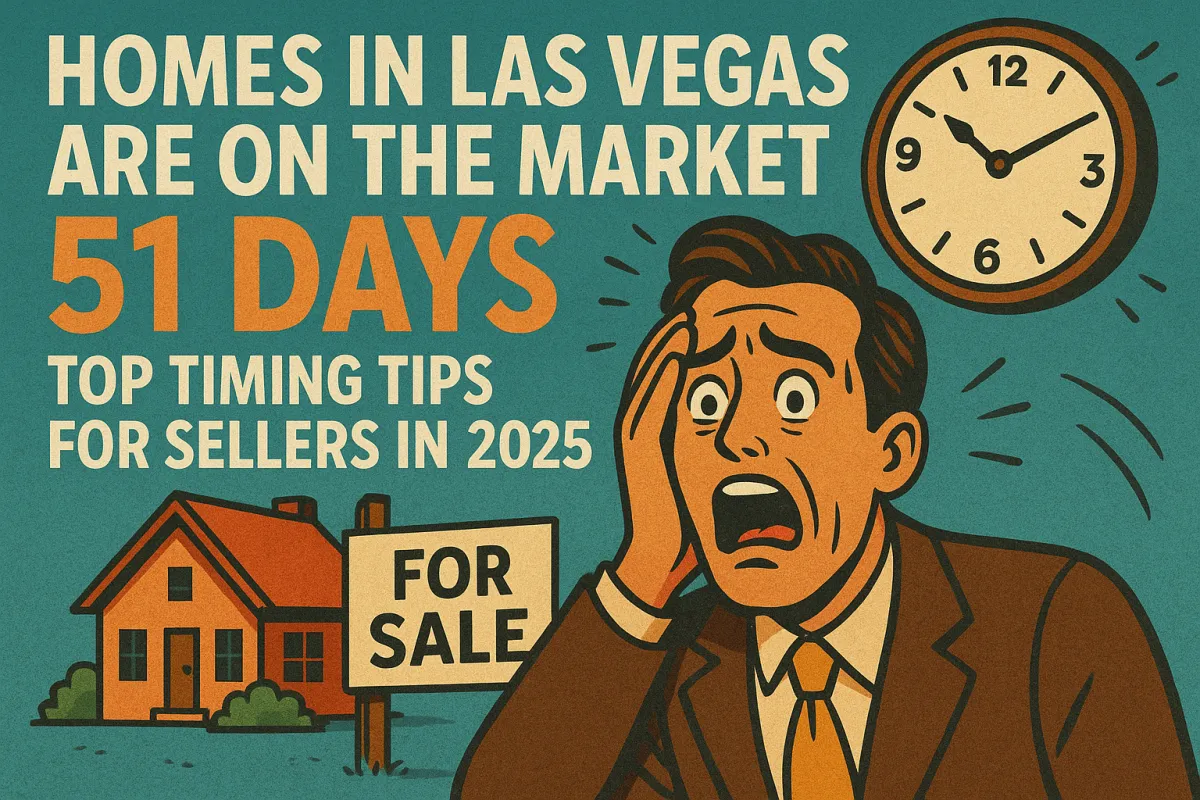 Homes in Las Vegas Are on the Market 51 Days: Top Timing Tips for Sellers in 2025