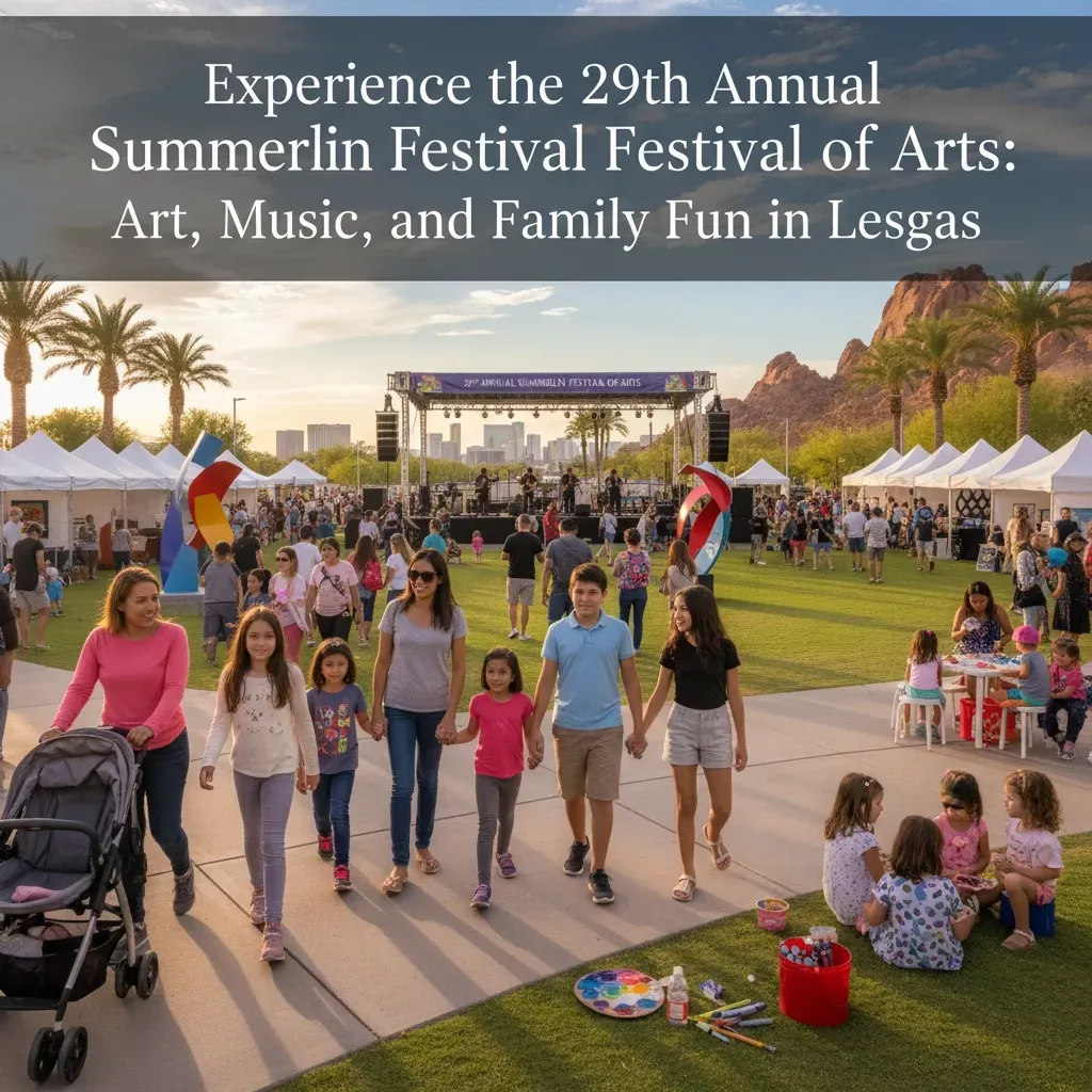 Experience the 29th Annual Summerlin Festival of Arts: Art, Music, and Family Fun in Las Vegas