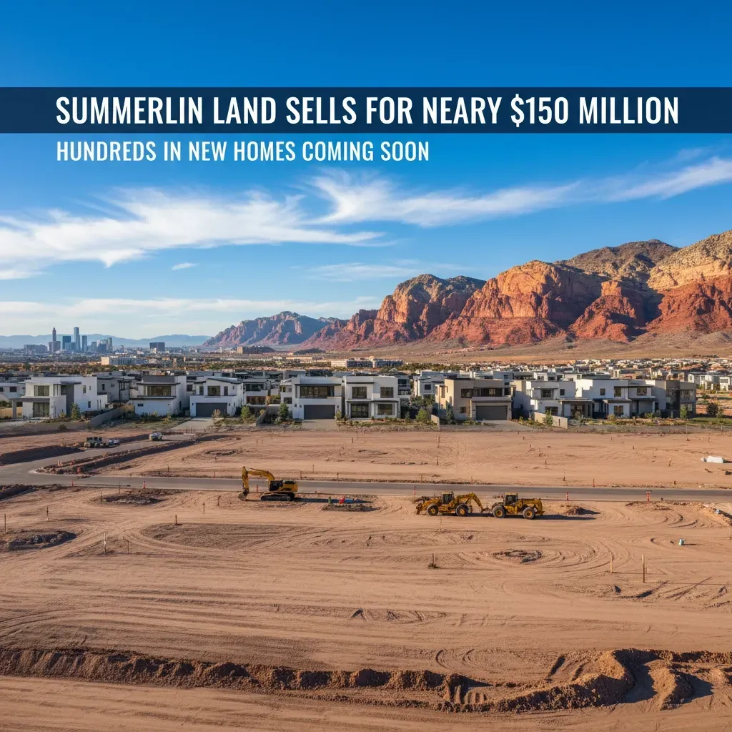 Summerlin Land Sells for Nearly $150 Million: Hundreds of New Homes Coming Soon