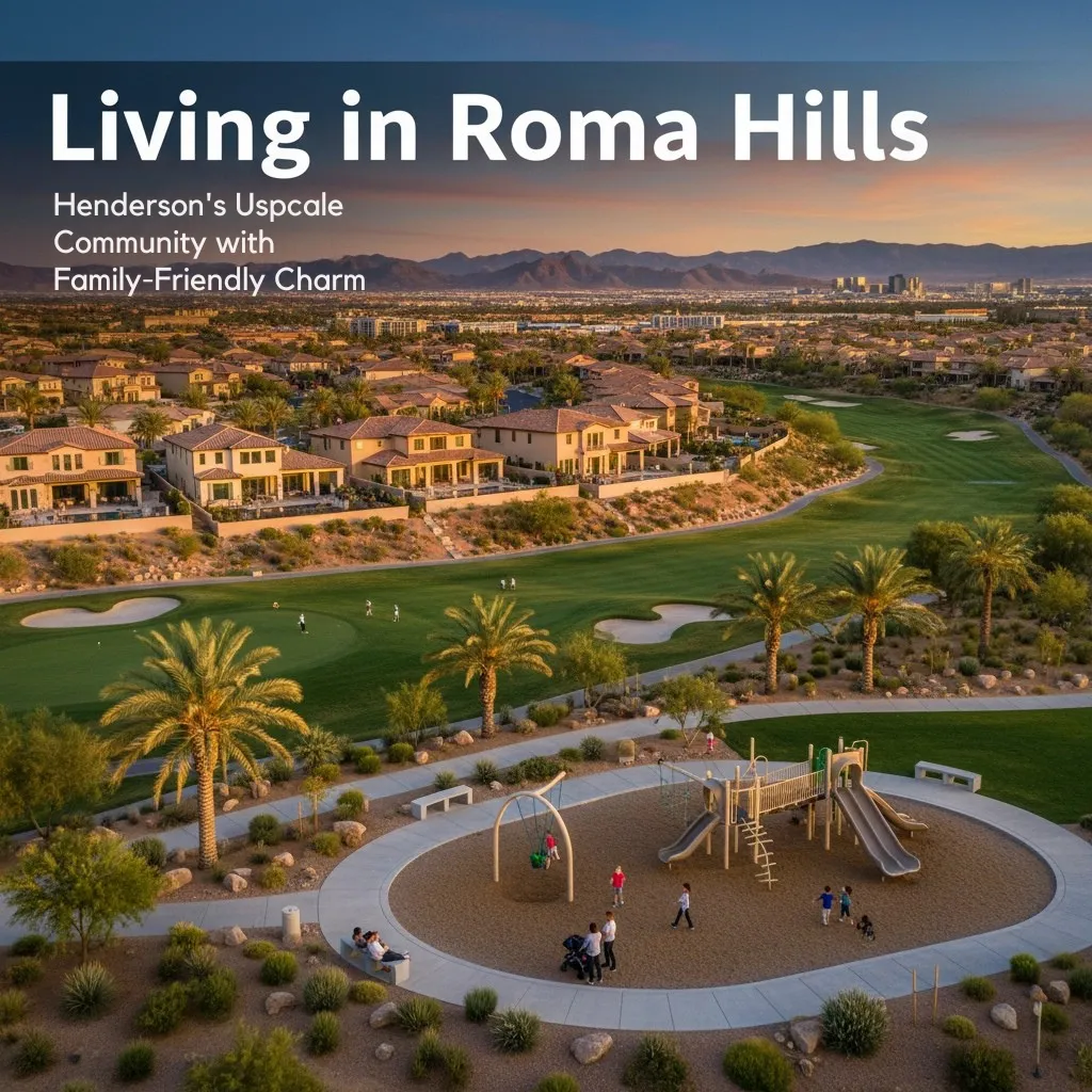 Living in Roma Hills: Henderson's Upscale Community with Family-Friendly Charm