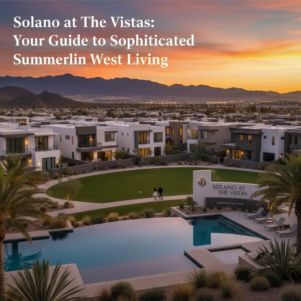 Solano at The Vistas: Sophisticated Gated Living in Summerlin West | Sandy Margolin Las Vegas Real Estate