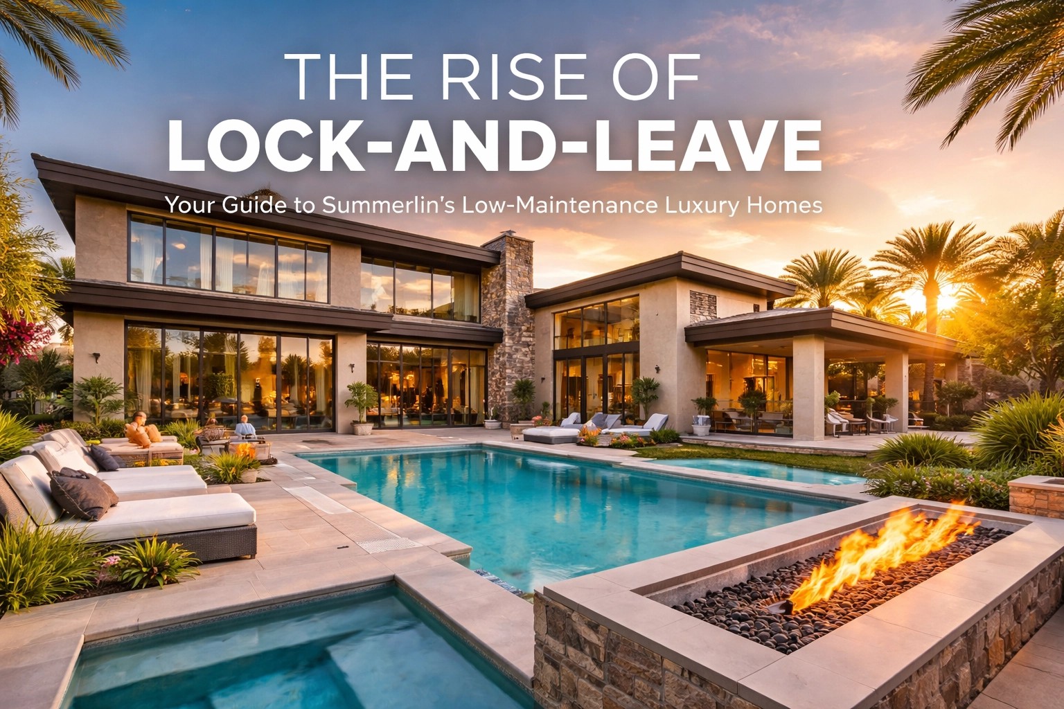 The Rise of Lock-and-Leave Living in Summerlin: Your Guide to Low-Maintenance Luxury Homes