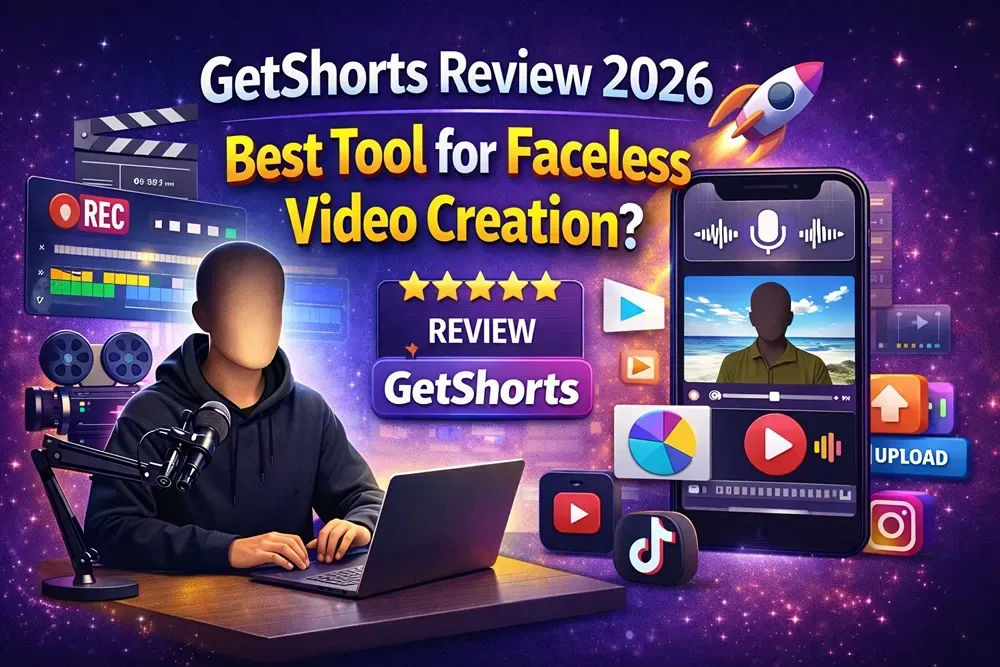 GetShorts Review 2026 — Best Tool For Faceless Video Creation?